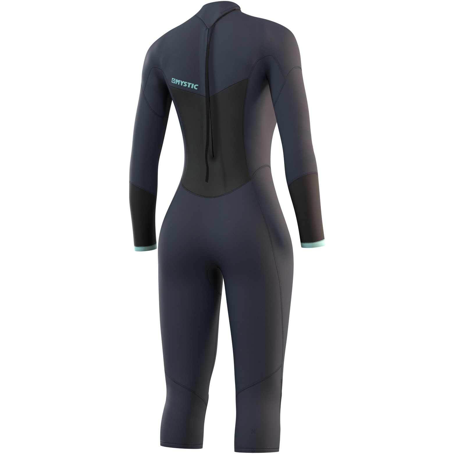 Mystic Womens Brand 3/2mm Long Arm Short Leg Back Zip Våddragt 21032 -.. Night Blue