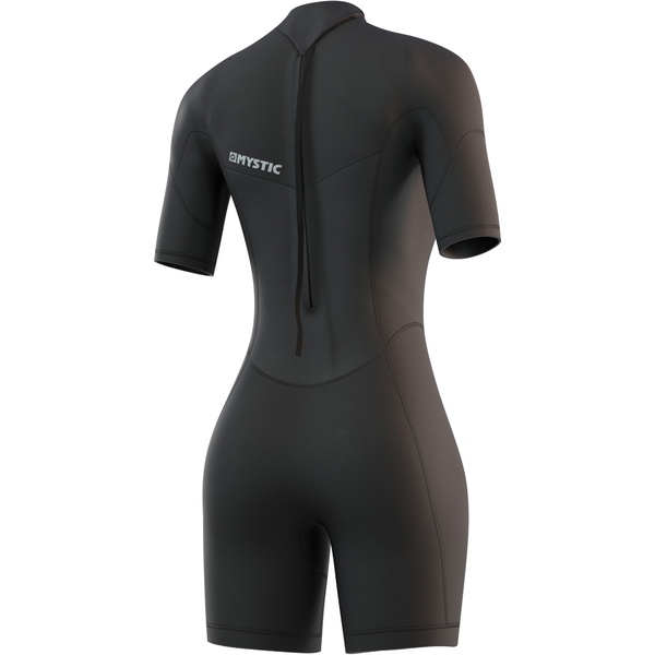 Mystic Dame Brand 3/2mm Back Zip Shorty Våddragt 210323 - Black