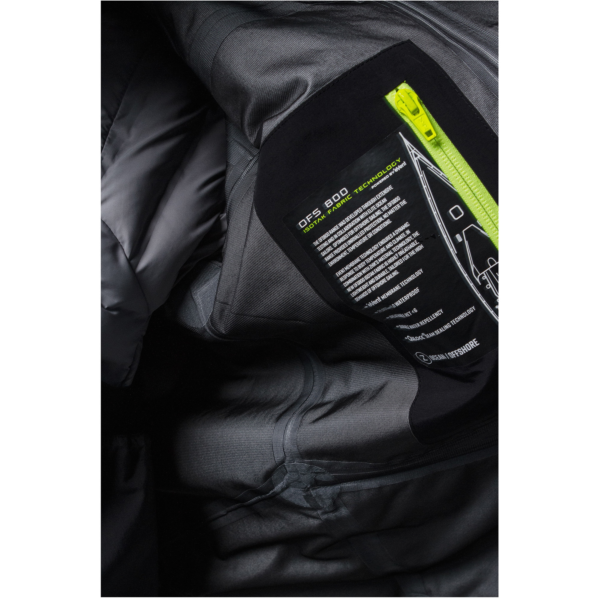 2026 Zhik Unisex OFS800 Offshore Sejljakke JKT-0860-U-BLK - Black