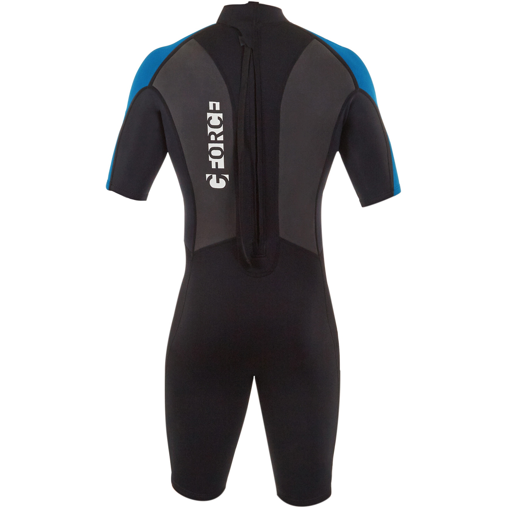 2026 Gul Junior G-Force 3mm Back Zip Shorty Wetsuit GF3307-B7 - Black / Zafir