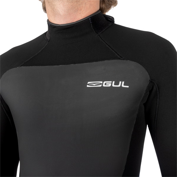 2025 Generøs Mand Response 5/3mm Gbs Back Zip Våddragt Re1213-c1 - Navy / Sort