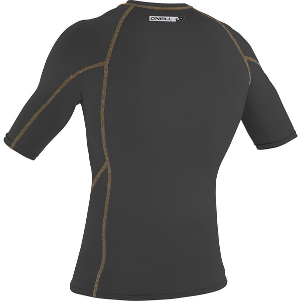 2022 O'neill Herre Premium Skins Kortærmede Rash Guard 4169b - Sort
