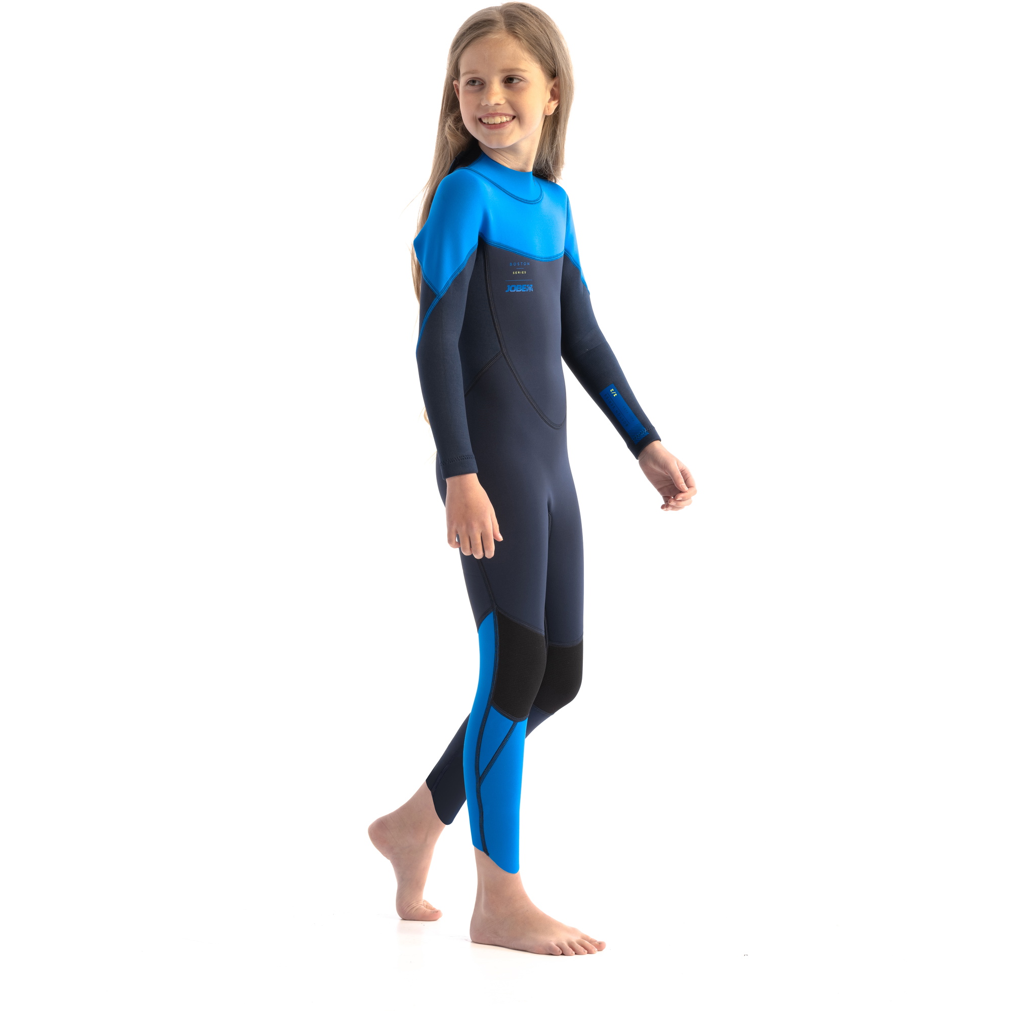 2026 Jobe Junior Boston 3/2mm Back Zip Våddragt 3035210 - Blå