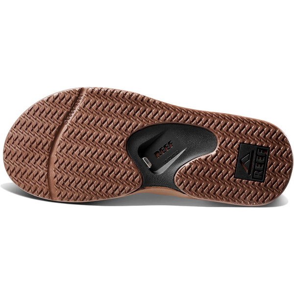 2026 Reef Mænds Fanning Flip Flops Ci8102 - Sort / Tan