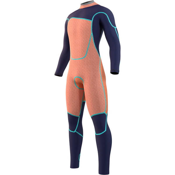 2026 Mystic Mænd Majestic 4/3mm Back Zip Våddragt 35000.230004 - Sort