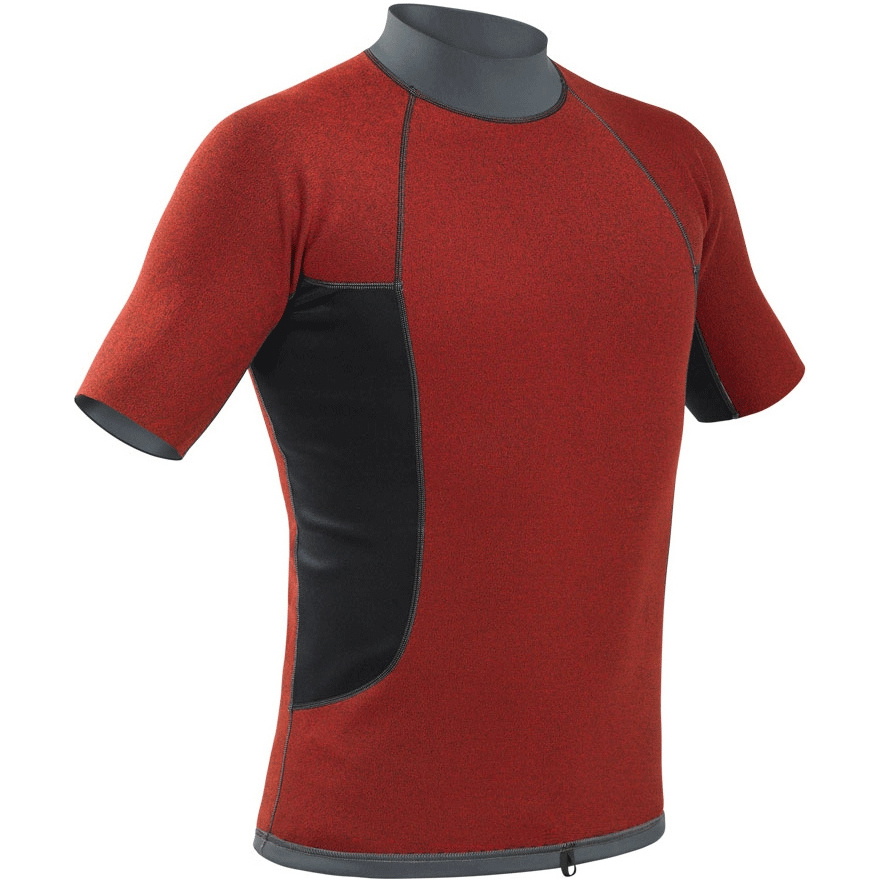 2026 Palm Men's Neoflex 0.5mm Neoprene Short Sleeve Top 12797 - Jet Grey
