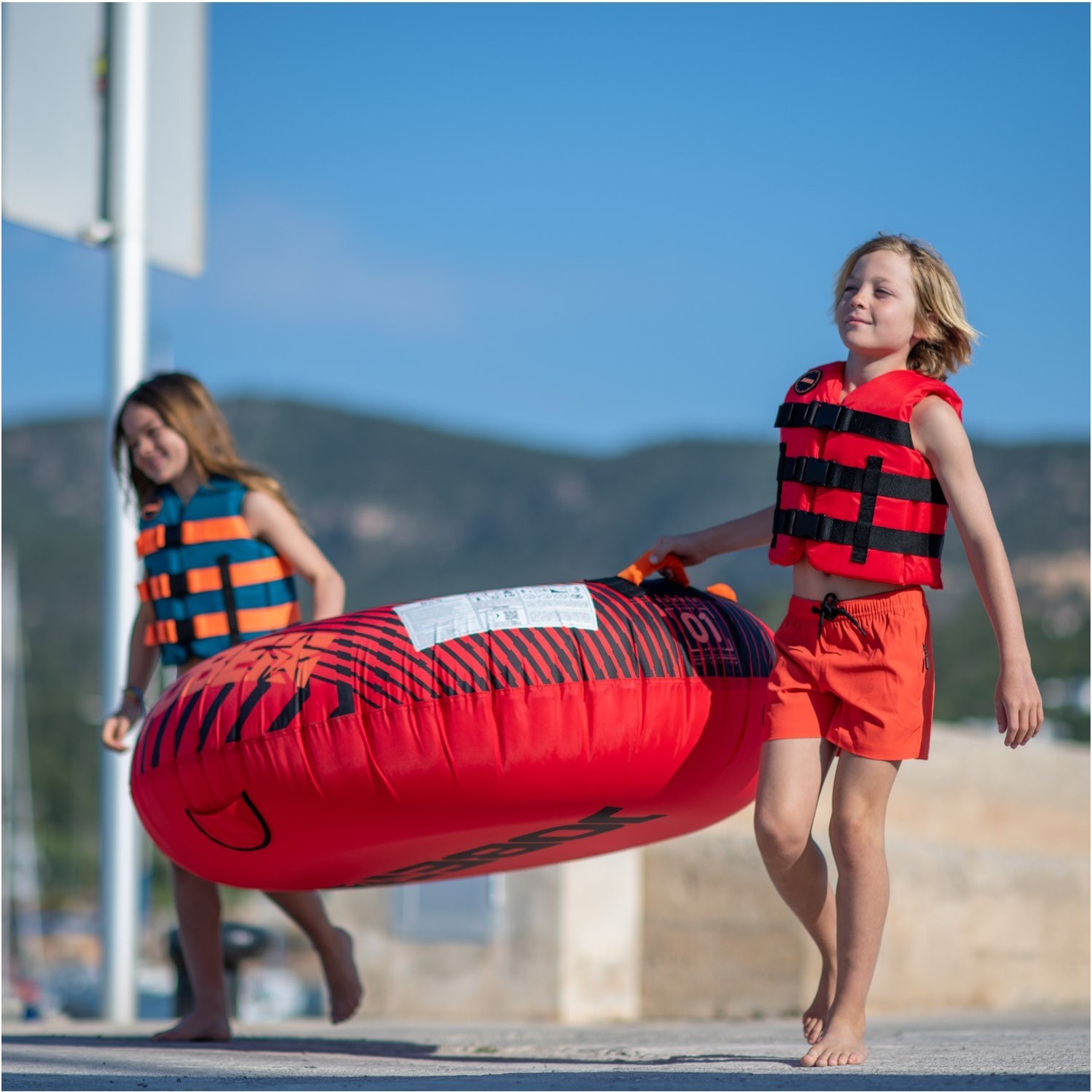 2026 Jobe Junior Nylon 50N Redningsvest 2448230 - Red