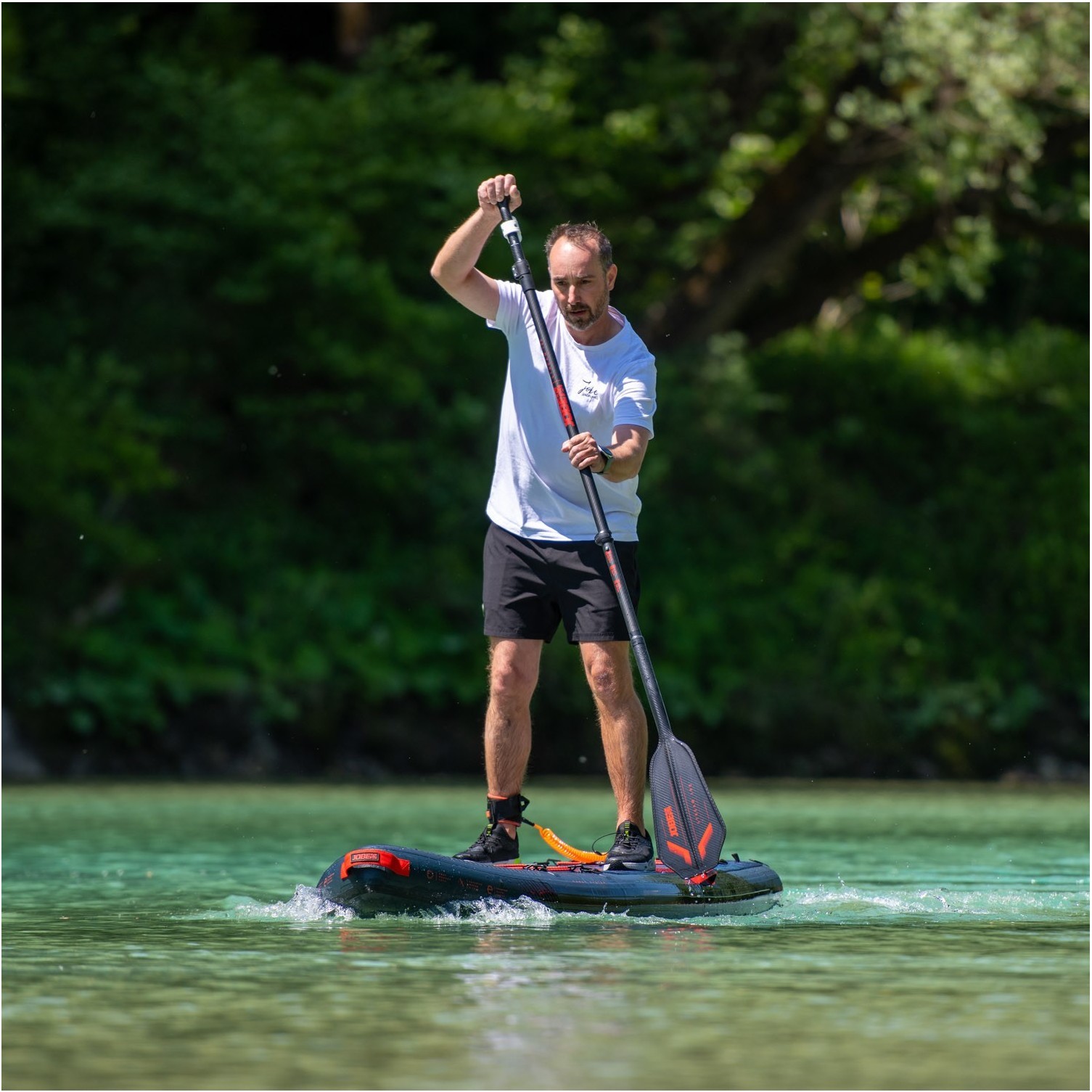2026 Jobe Stream Carbon 100 Sup 3-delt Padle 486723007 - Orange
