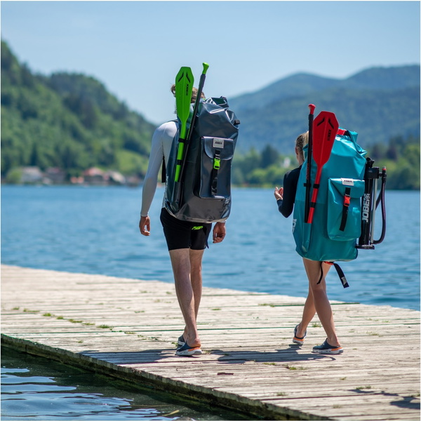 2024 Jobe Duna 11'6 Oppustelig Sup Paddle Board Pakke 486423007 Teal - Board, Taske, Pumpe, Padle Og Snor