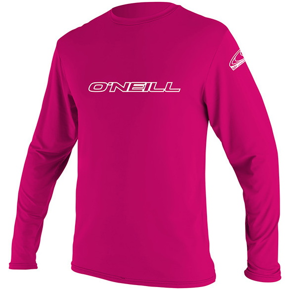 2026 O'neill Ungdom Grundlæggende Skins Langærmet Udslæt T-shirt 4341 - Vandmelon