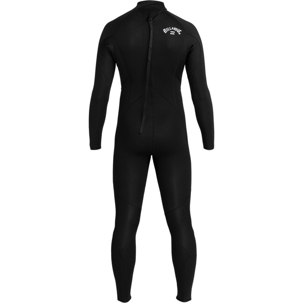 2023 Billabong Mens Intruder 4/3mm Back Zip Våddragt ABYW100203 - Black