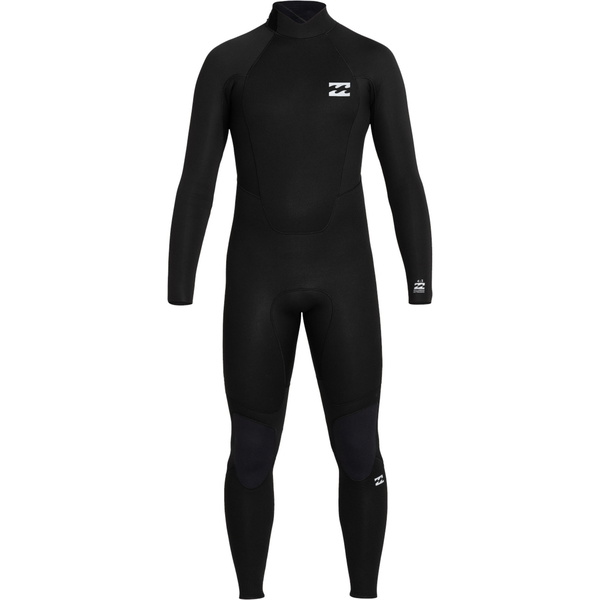2023 Billabong Mens Intruder 4/3mm Back Zip Våddragt ABYW100203 - Black