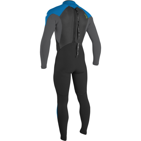 2026 O'neill Unge Epic 3/2mm Back Zip Gbs Våddragt 4215b - Sort / Baliblu