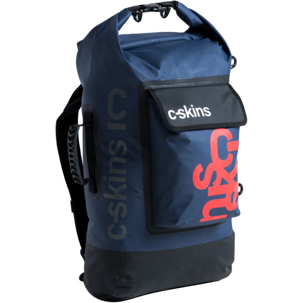 2026 C-skins Storm Chaser 40l Drybag  C-dbp40 - Skifer / Sort / Varm Rød