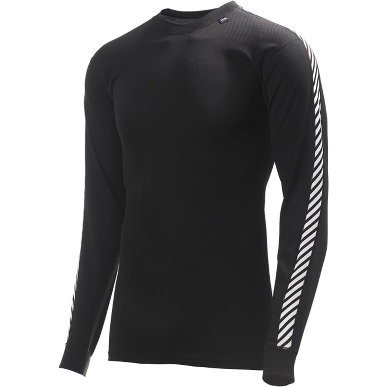 2026 Helly Hansen Lifa Stripe Crew Neck Basislagstop 48800 - Black