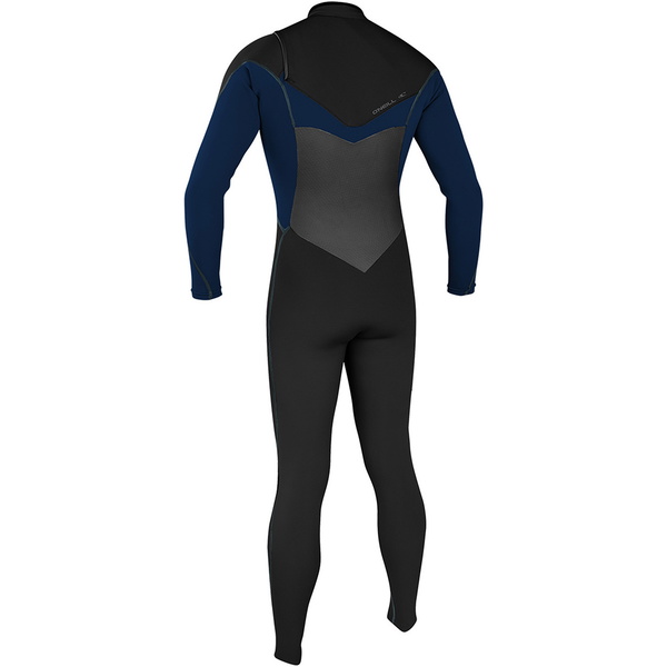 2019 O'neill Psycho Freak 4/3mm Chest Zip Våtdrakt Sort / Skifer 4960