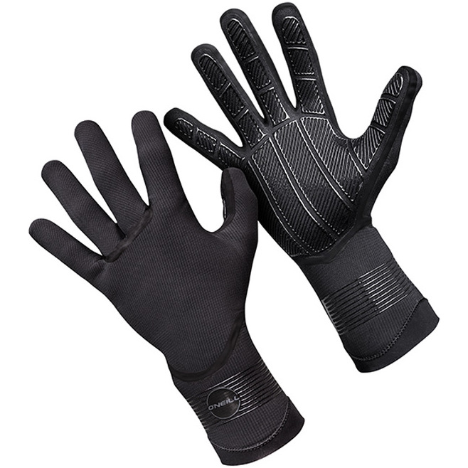 2026 O'Neill Psycho Tech 1.5mm Neoprene Gloves - Black 5103