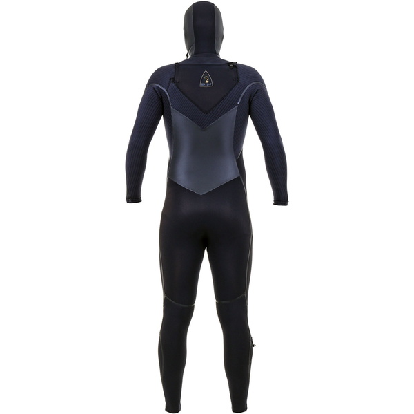 2025 O'Neill Mens Mutant Legend 5/4mm Chest Zip Hættevåddragt 5369 - Black