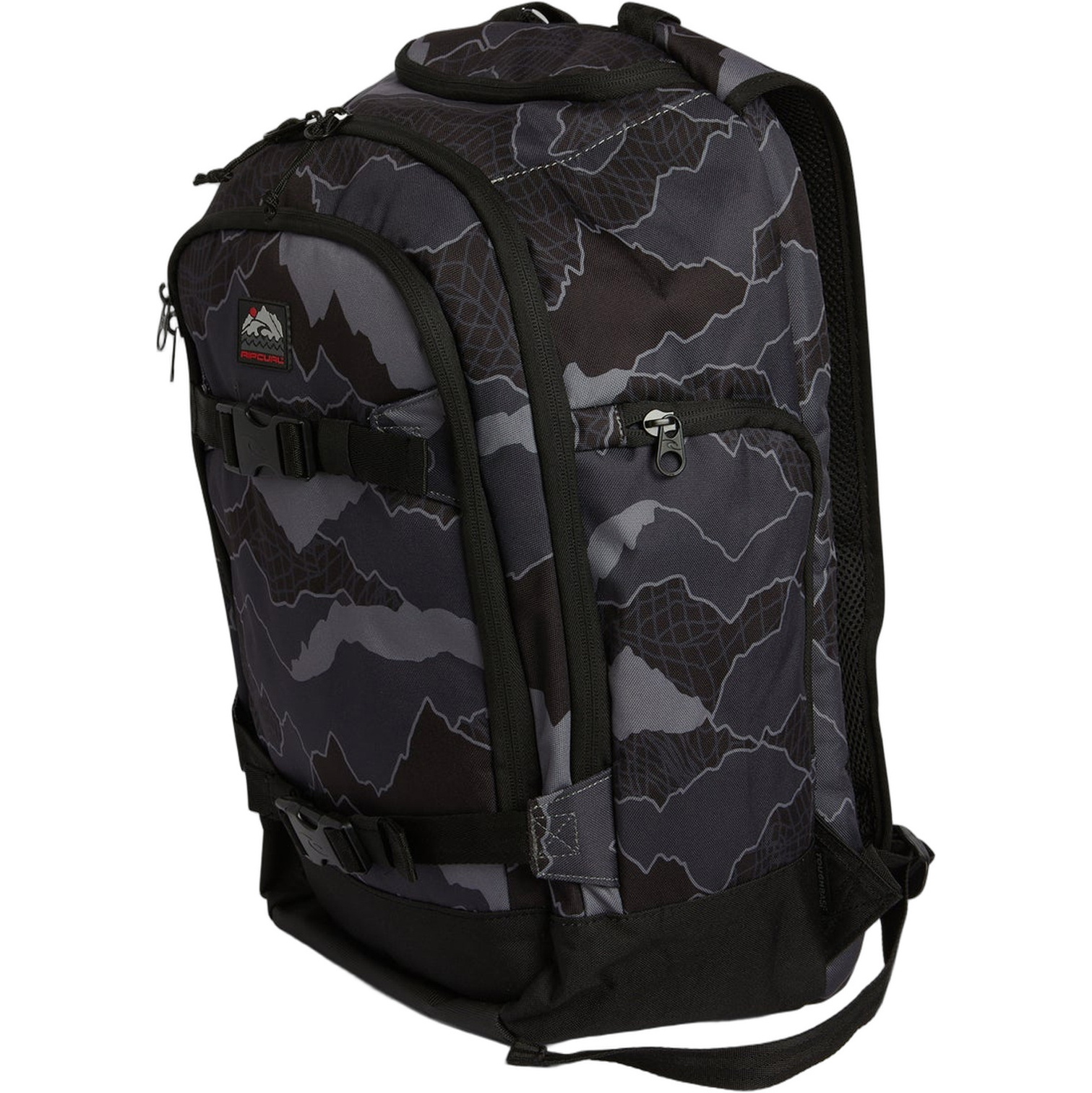 2026 Rip Curl Posse 33L Search Camo-rygsæk 16AMBA - Black / Grå