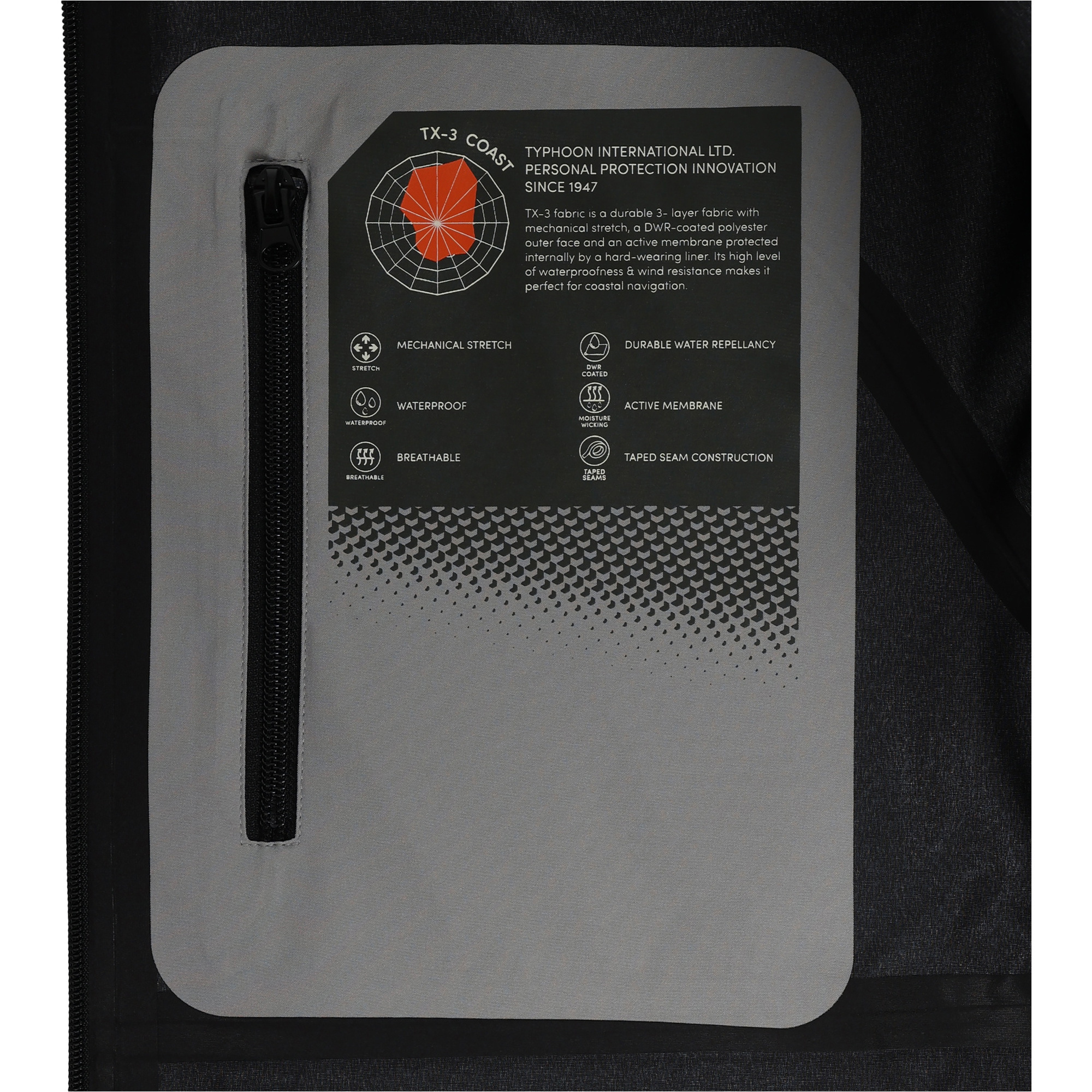 2026 Typhoon Performance Sejlsjakke P2037 - Slate / Lime