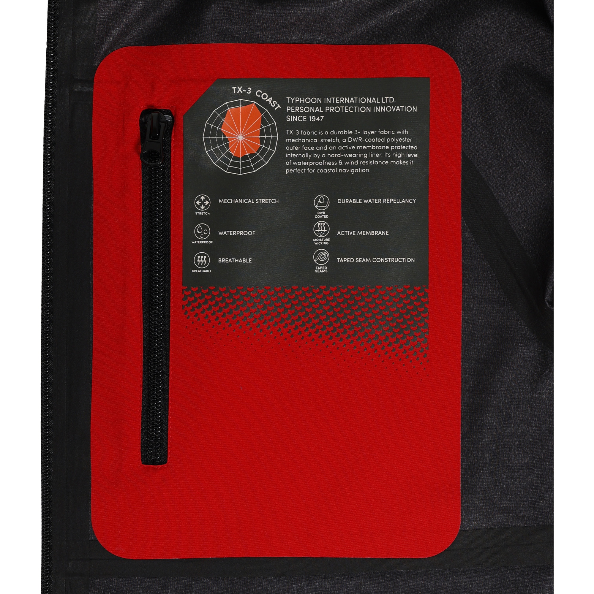 2026 Typhoon Performance Sejlsjakke P2037 - Red / Sol