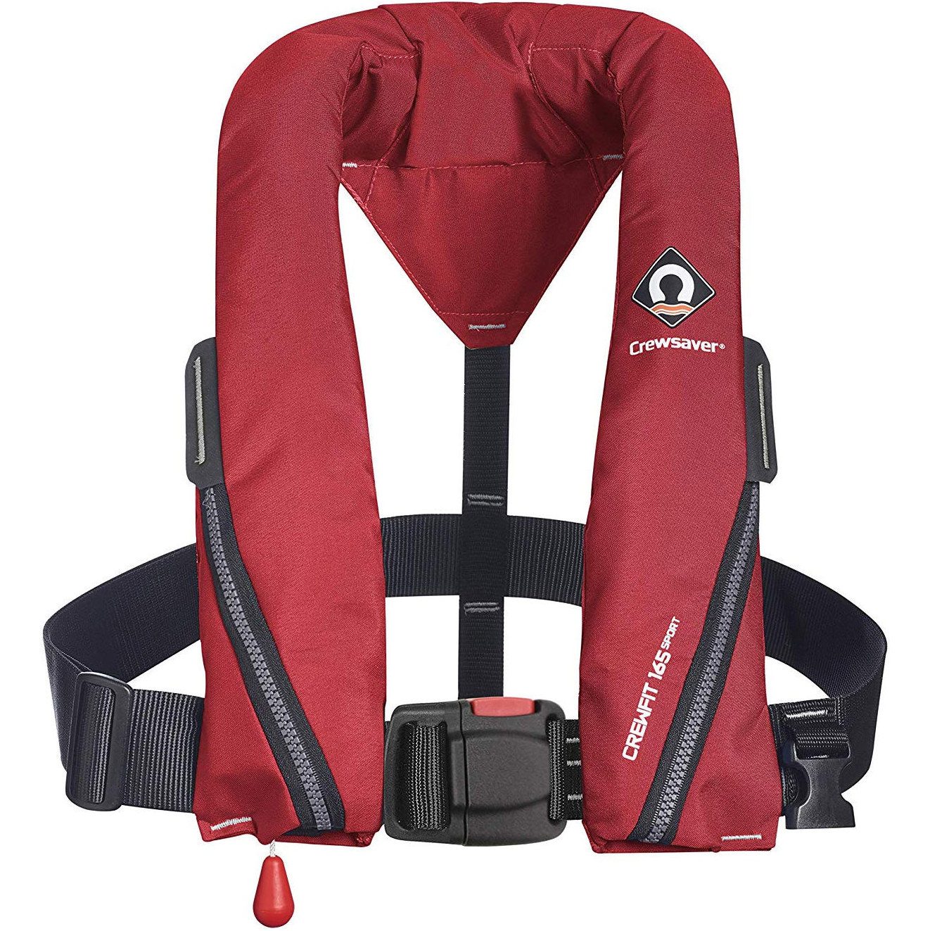2026 Crewsaver Crewfit 165N Sport Automatisk Redningsvest 9710RA - Red