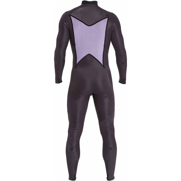 2018 Billabong Absolut Comp 5 / 4mm Bryst Zip Wetsuit LUNAR GRAY F45M21
