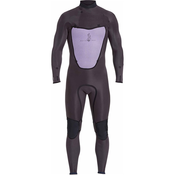 2018 Billabong Absolut Comp 5 / 4mm Bryst Zip Wetsuit LUNAR GRAY F45M21