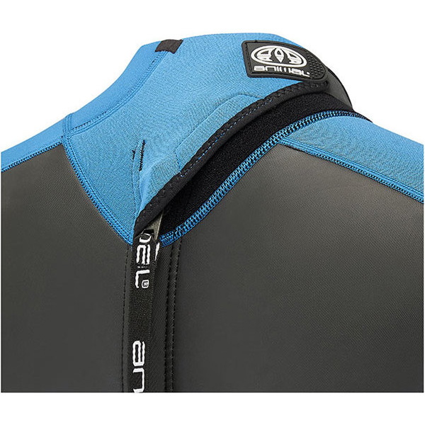 2018 Animal Nova 3 / 2mm Flatlock Tilbage Zip Wetsuit Marina Blue AW8SN102