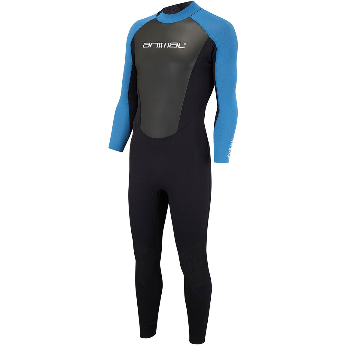 2018 Animal Nova 3 / 2mm Flatlock Tilbage Zip Wetsuit Marina Blue AW8SN102