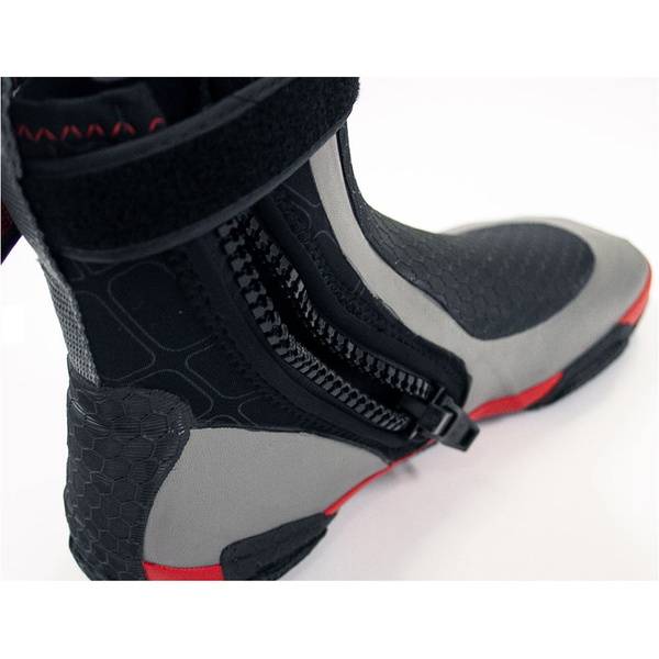 2019 Gul Cz Windward Pro 5mm Lynlås Rund Neo Neopren Støvle Sort / Grå Bo1279 A8