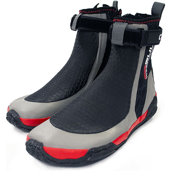 2019 Gul Cz Windward Pro 5mm Lynlås Rund Neo Neopren Støvle Sort / Grå Bo1279 A8