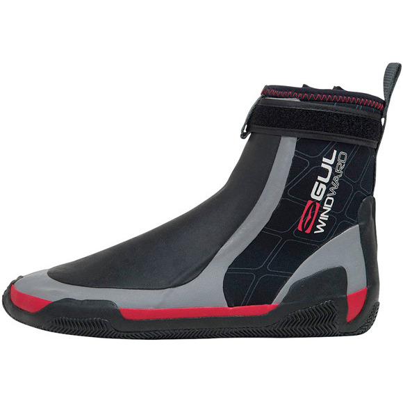 2019 Gul Cz Windward Pro 5mm Lynlås Rund Neo Neopren Støvle Sort / Grå Bo1279 A8