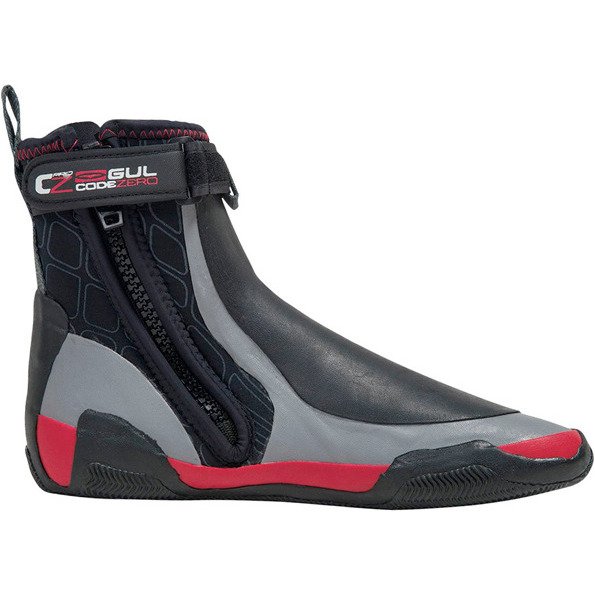 2019 Gul Cz Windward Pro 5mm Lynlås Rund Neo Neopren Støvle Sort / Grå Bo1279 A8