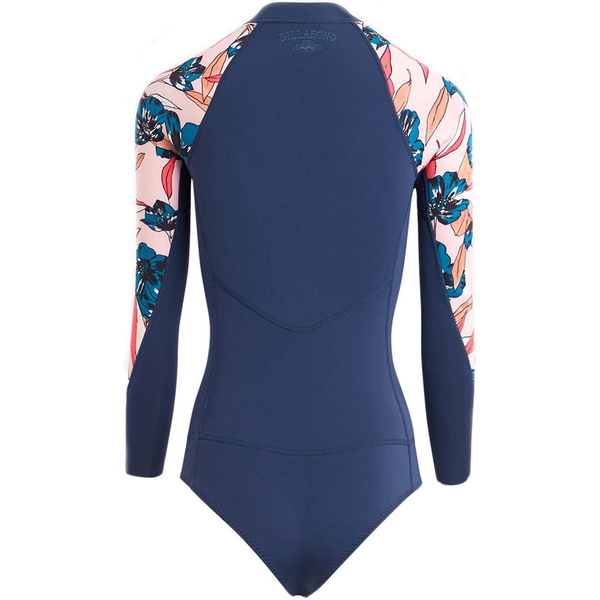 Billabong Salty Kvindelig 2mm Langærmet Spring Shorty Våddragsskifer H42g11