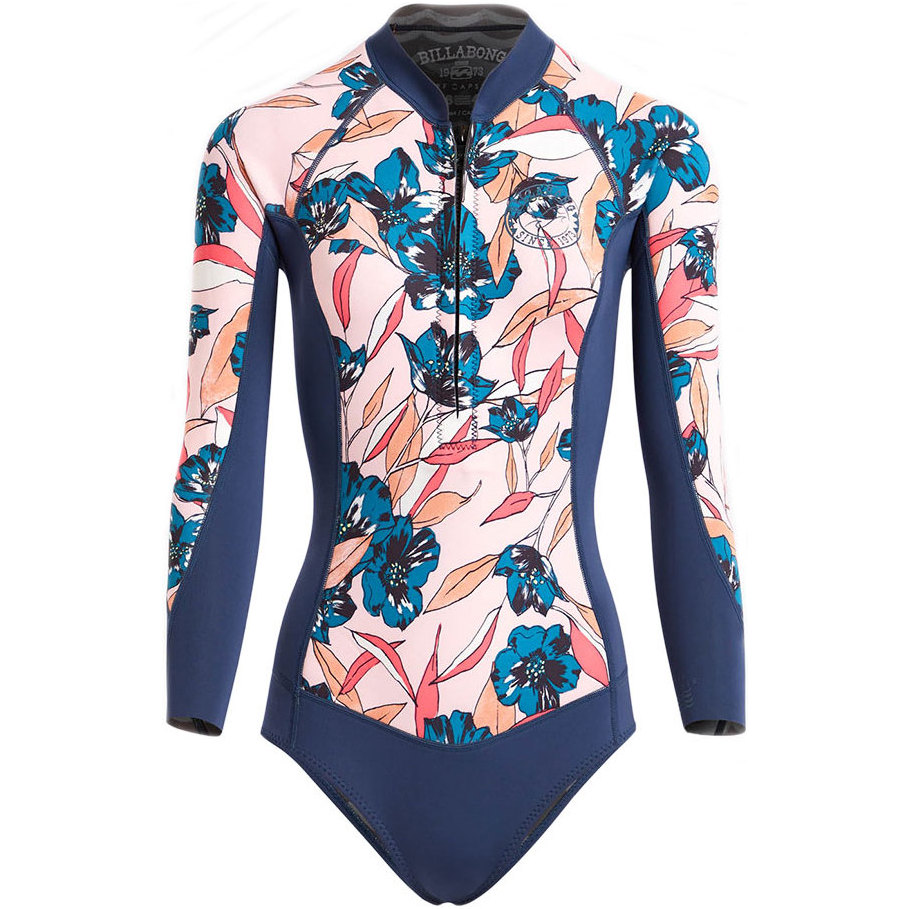 Billabong Salty Kvindelig 2mm Langærmet Spring Shorty Våddragsskifer H42g11