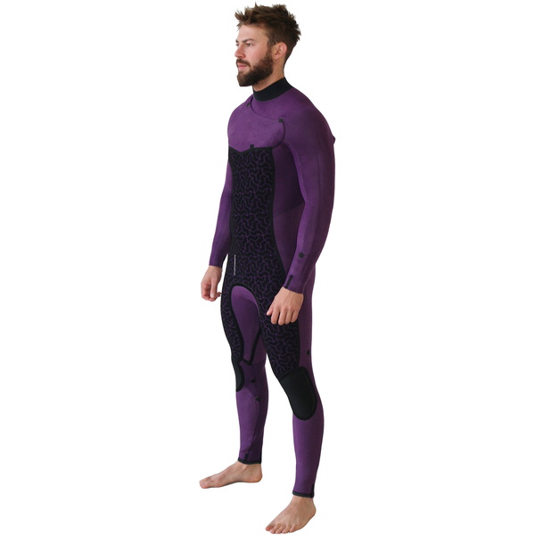 2020 Billabong Mænds Furnace Absolute 5/4mm Chest Zip Våddragt Sort Sand Q45m09
