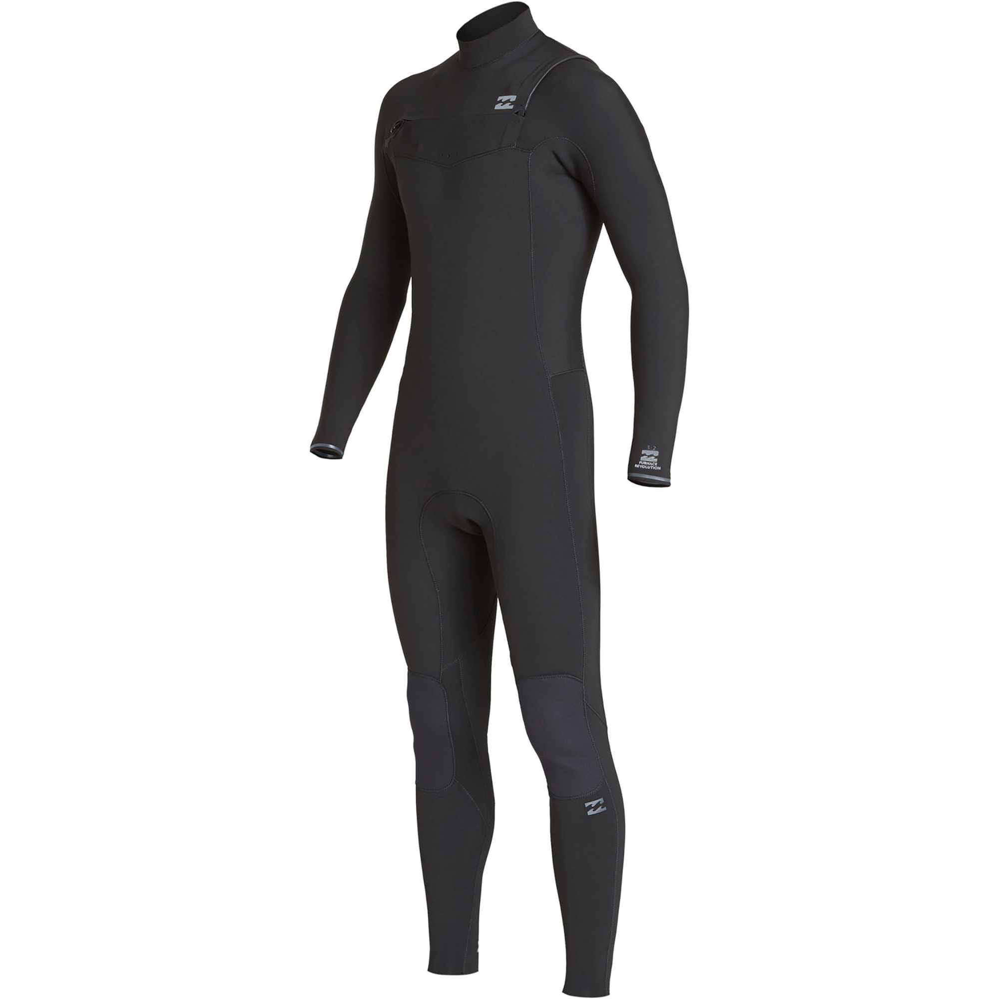 2020 Billabong Mænds Furnace Revolution 5/4mm Chest Zip Våddragt Sort Q45m06