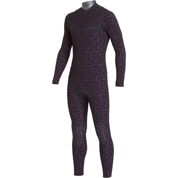 2019 Billabong Mænds Furnace Ultra 4/3mm Chest Zip Våddragt Sort Q44m02