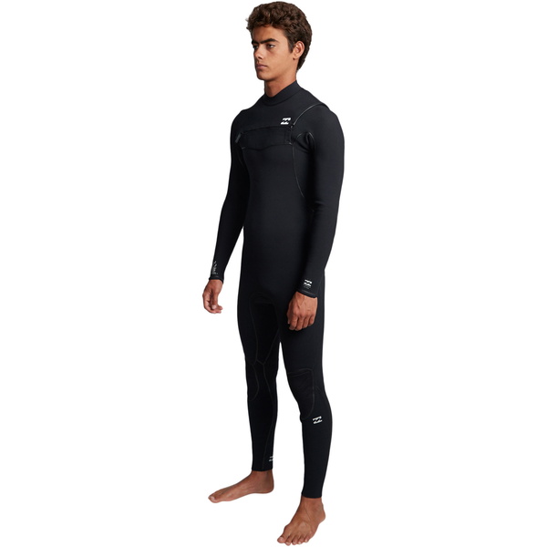 2019 Billabong Mænds Furnace Ultra 4/3mm Chest Zip Våddragt Sort Q44m02