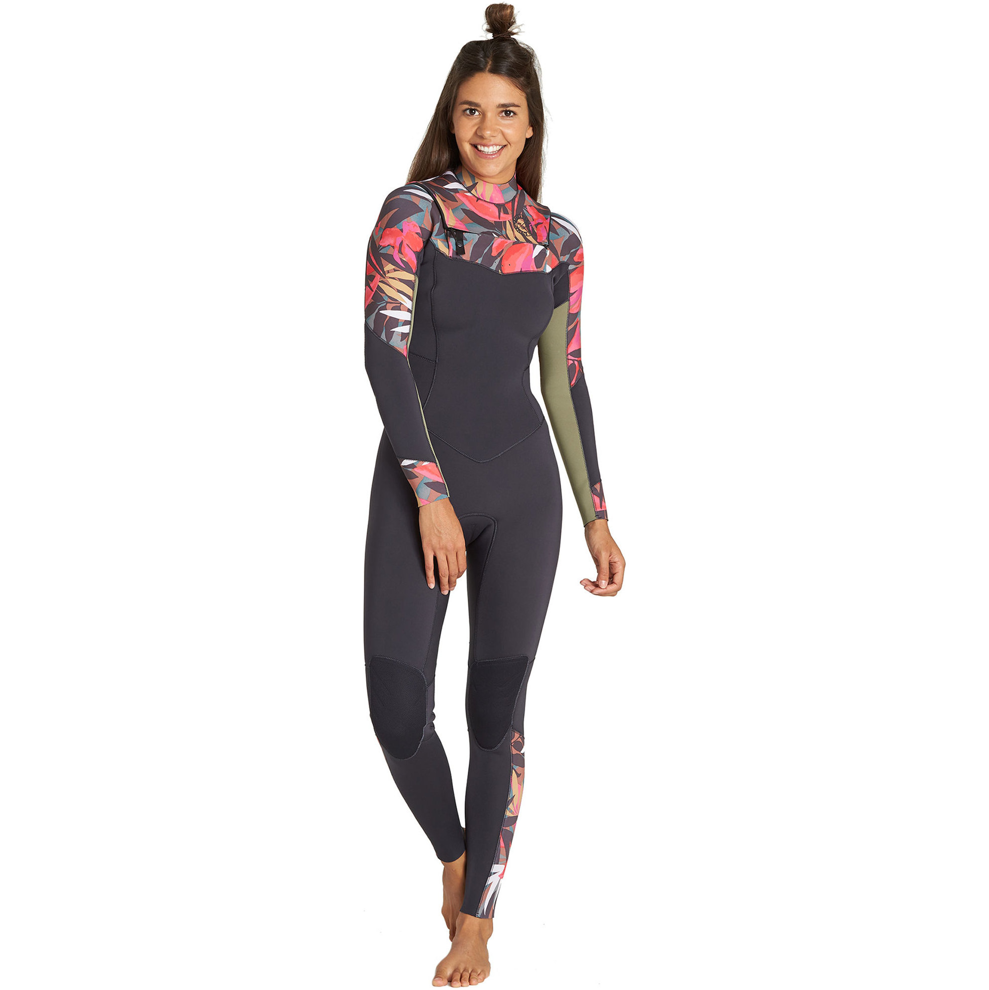 2020 Billabong Kvinders Salty Dayz 3/2mm Chest Zip Våddragt Tropisk Q43g01