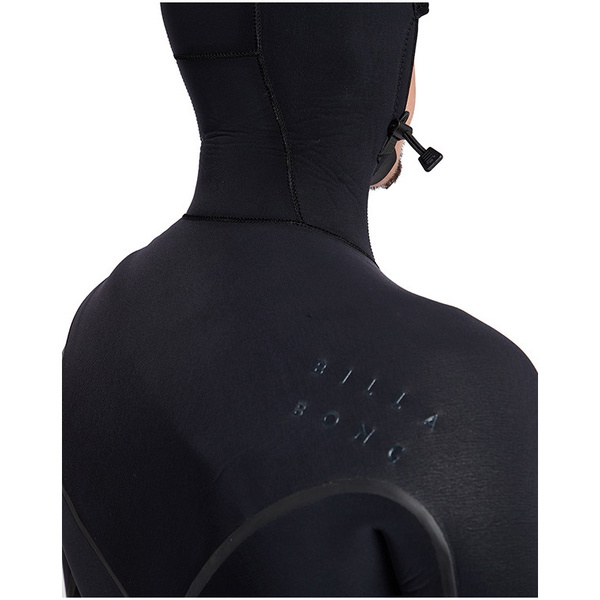 Billabong Furnace Carbon Ultra Hætte 6/5mm Chest Zip Våtdrakt Sort L46m01