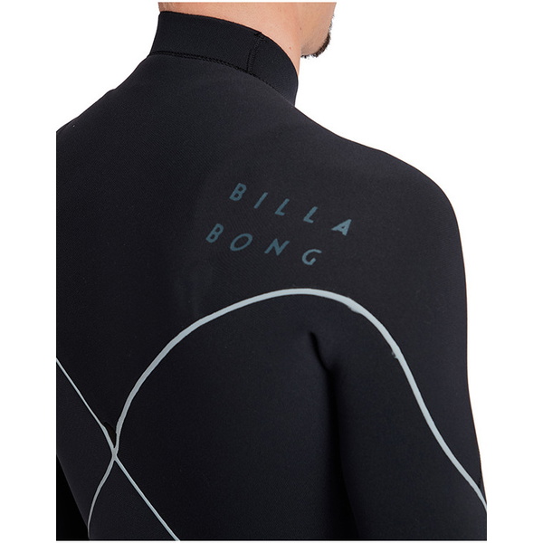 Billabong Furnace Carbon Comp 5/4mm Chest Zip Våtdrakt Sort Print L45m03