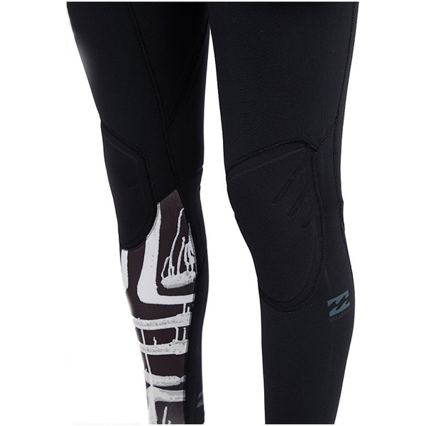 Billabong Furnace Carbon Comp 5/4mm Chest Zip Våtdrakt Sort Print L45m03