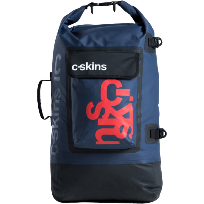 2026 C-skins Storm Chaser 40l Drybag  C-dbp40 - Skifer / Sort / Varm Rød