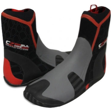 Gul Code Zero Split Toe 5mm Neopren Bagagerum I Sort / Rød Bo1277