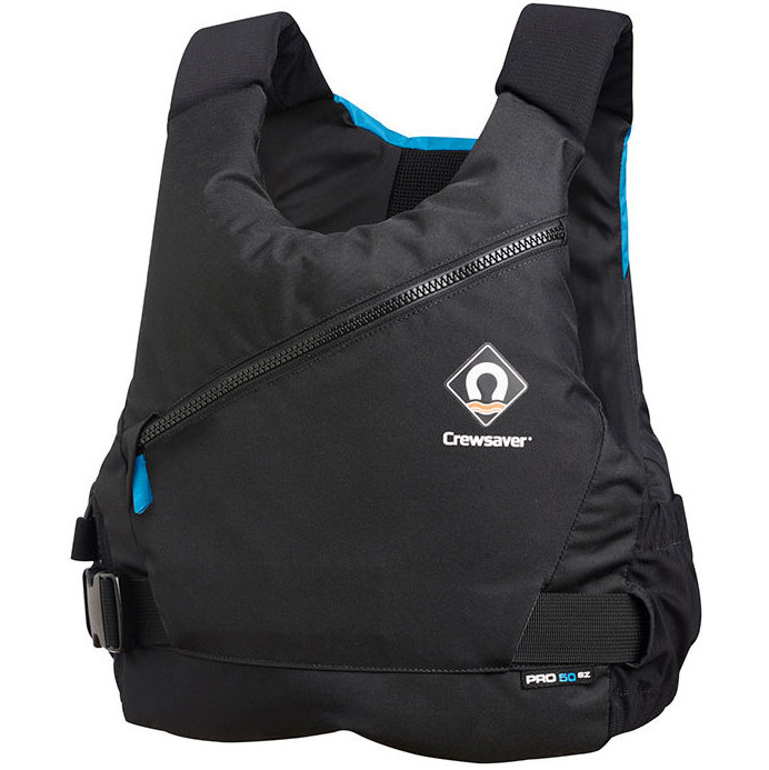 2025 Crewsaver Junior Pro 50N Side Lynlås Opdriftshjælp Black / Blå 2620J
