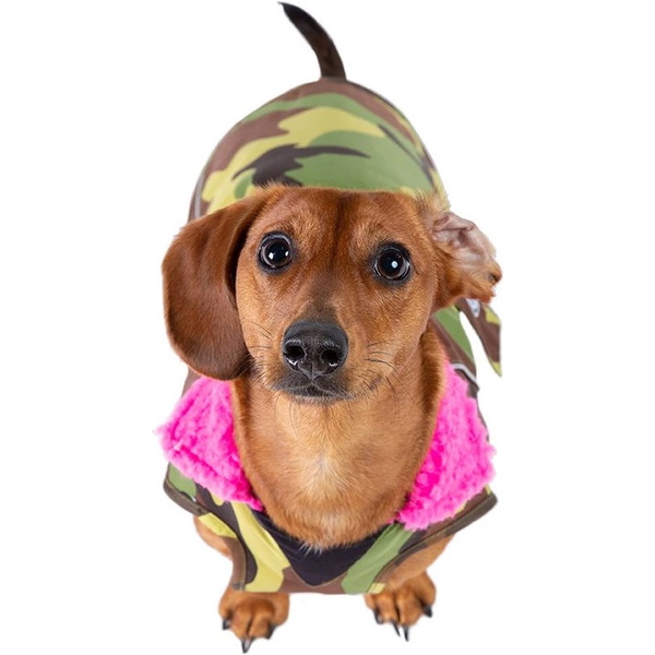 2026 Dryrobe Hundejakke V3DRDC - Pink / Camo