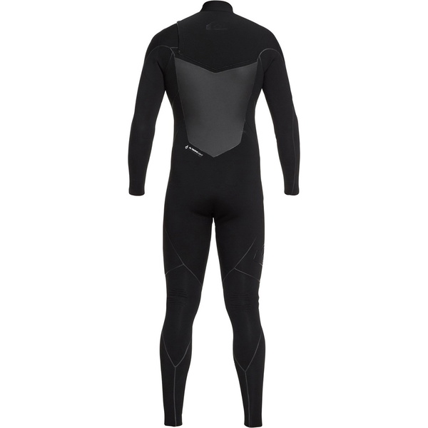 2018 Quiksilver Highline Plus 5/4 / 3mm Bryst Zip Wetsuit Black EQYW103069