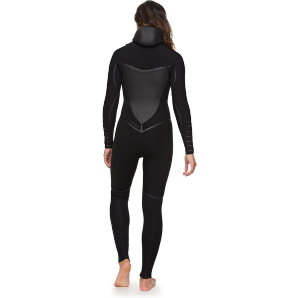 Roxy Syncro Kvinder Plus Syncro 5/4/3mm Chest Zip Brystlås I Våddragt Sort Erjw203002